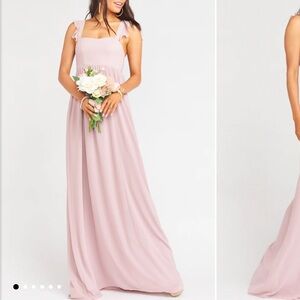 NEW June Maxi Dress ~ Neutral Mauve Chiffon, Size S